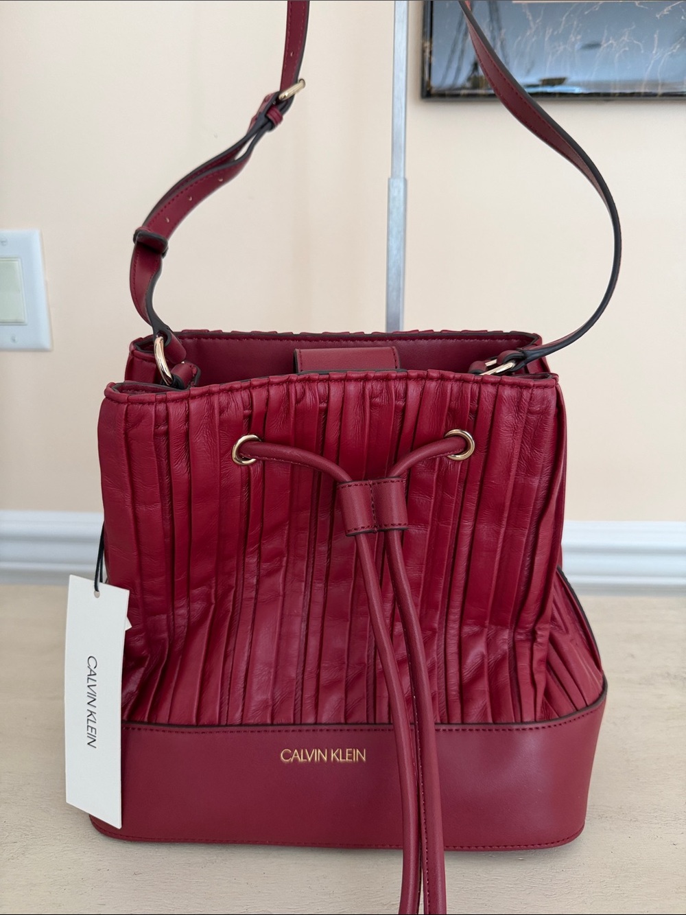 Calvin Klein Drawstring Shoulder Bag